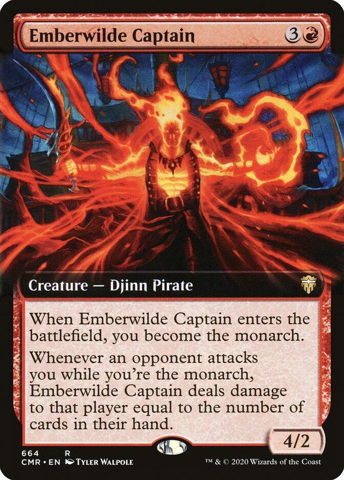 Emberwilde Captain (Extended Art) (664) [Commander Legends] [Extended Art]