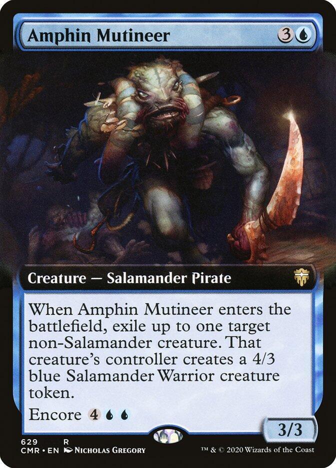 Amphin Mutineer (Extended Art) (629) [Commander Legends] [Extended Art]