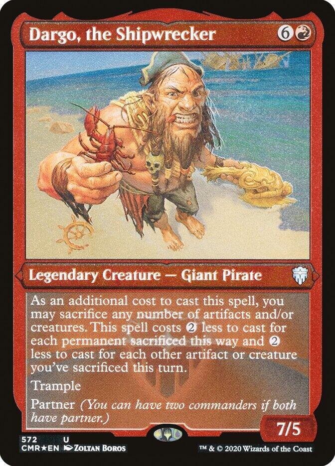 Dargo, the Shipwrecker (Foil Etched) (572) [Commander Legends] [Etched]