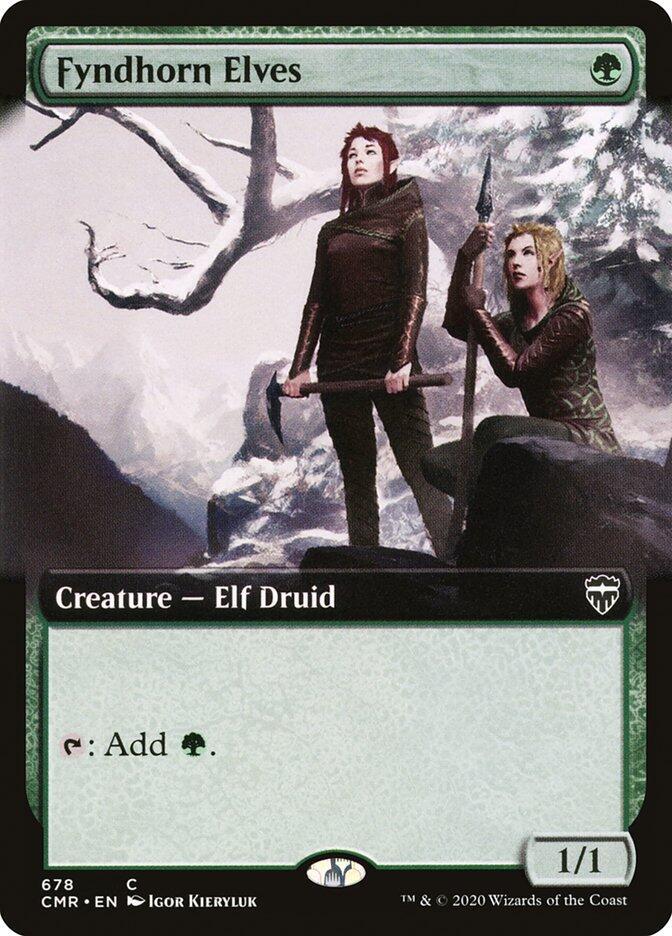 Fyndhorn Elves (Extended Art) (678) [Commander Legends] [Extended Art]