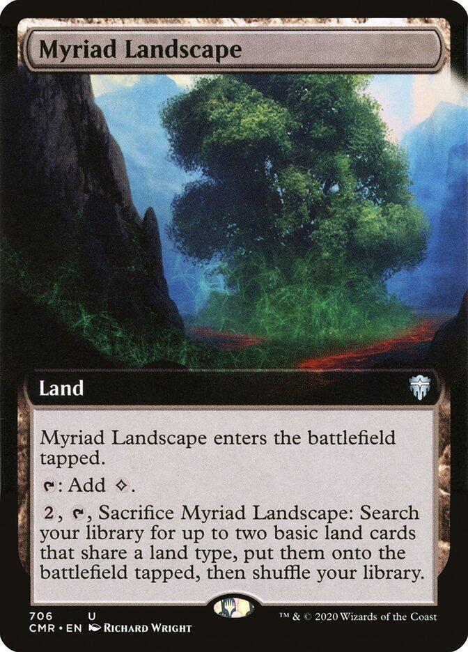 Myriad Landscape (Extended Art) (706) [Commander Legends] [Extended Art]