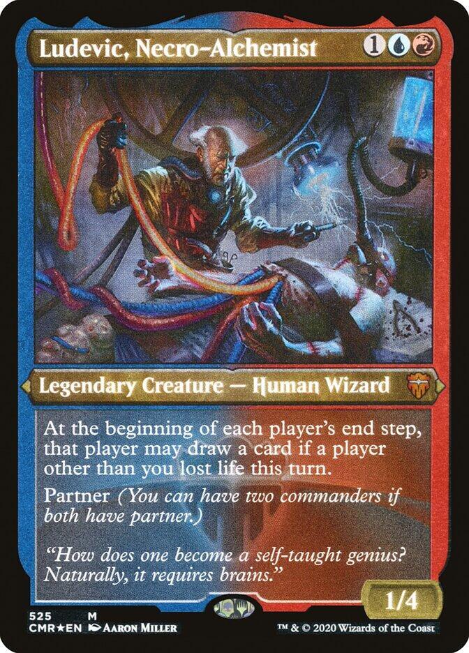 Ludevic, Necro-Alchemist (Foil Etched) (525) [Commander Legends] [Etched]