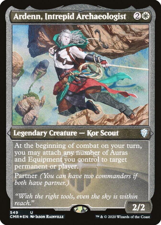 Ardenn, Intrepid Archaeologist (Foil Etched) (549) [Commander Legends] [Etched]