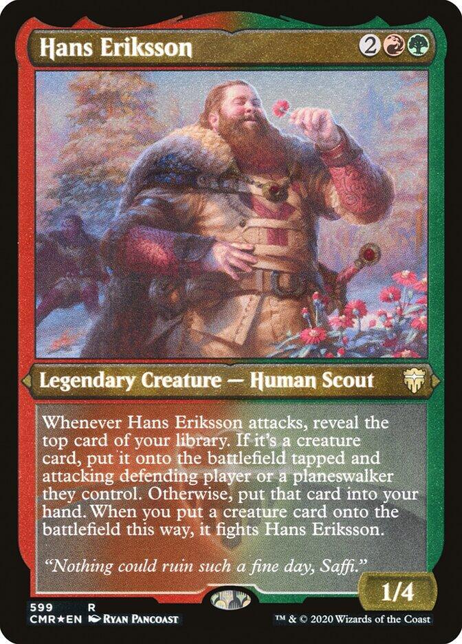 Hans Eriksson (Foil Etched) (599) [Commander Legends] [Etched]
