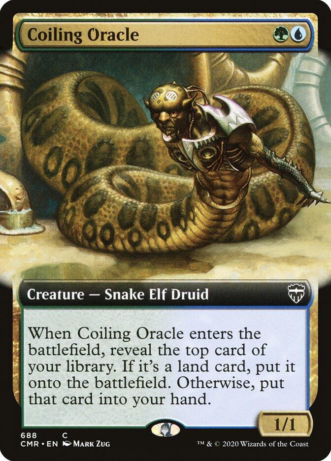 Coiling Oracle (Extended Art) (688) [Commander Legends] [Extended Art]