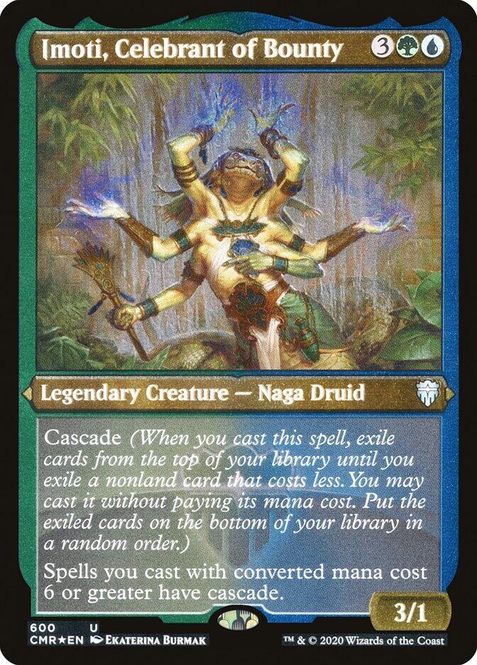 Imoti, Celebrant of Bounty (Foil Etched) (600) [Commander Legends] [Etched]