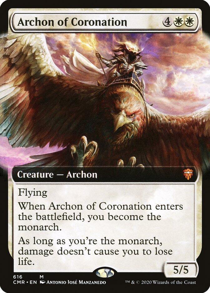 Archon of Coronation (Extended Art) (616) [Commander Legends] [Extended Art]