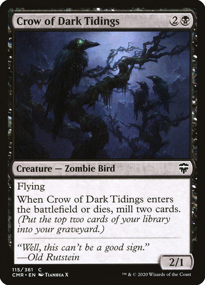 Crow of Dark Tidings (115) [Commander Legends]