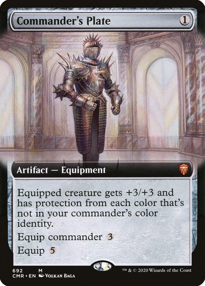 Commander's Plate (Extended Art) (692) [Commander Legends] [Extended Art]