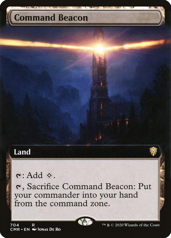 Command Beacon (Extended Art) (704) [Commander Legends] [Extended Art]
