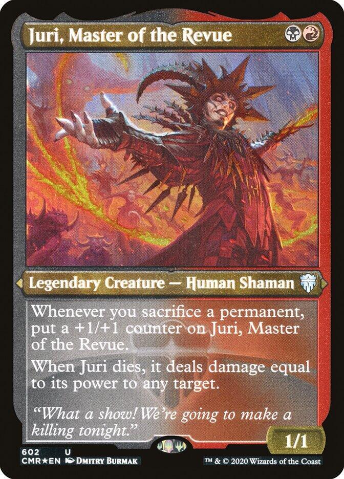 Juri, Master of the Revue (Foil Etched) (602) [Commander Legends] [Etched]