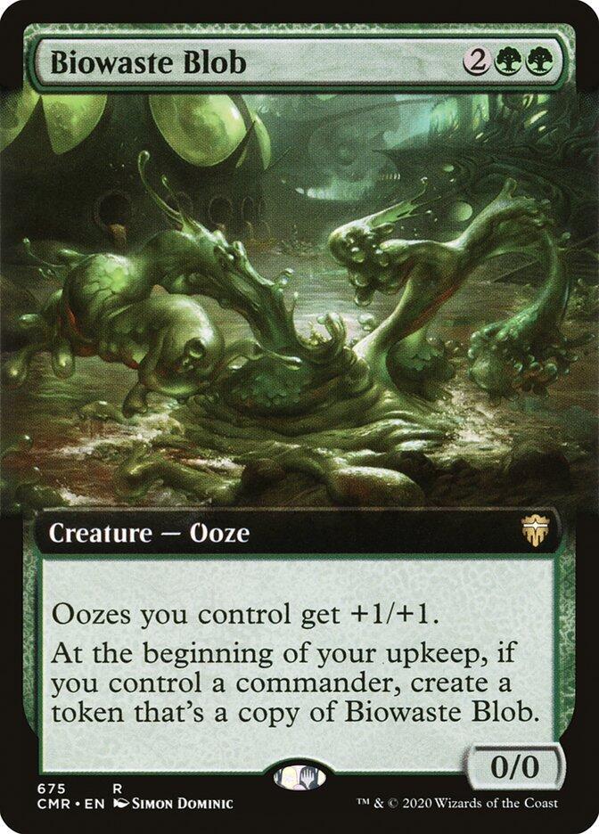 Biowaste Blob (Extended Art) (675) [Commander Legends] [Extended Art]