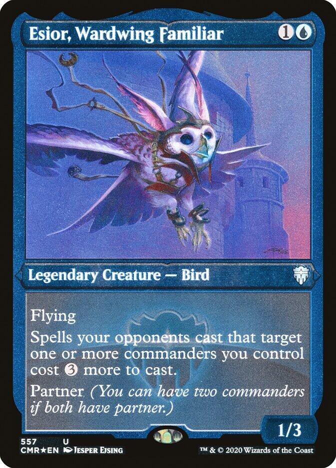 Esior, Wardwing Familiar (Foil Etched) (557) [Commander Legends] [Etched]