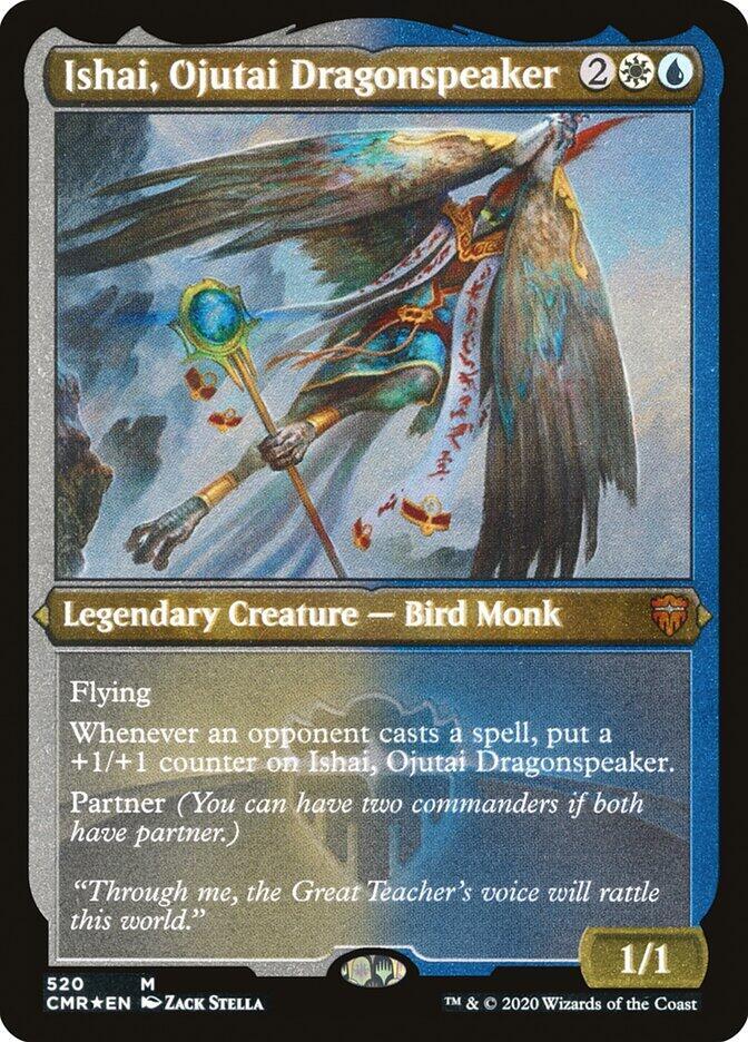 Ishai, Ojutai Dragonspeaker (Foil Etched) (520) [Commander Legends] [Etched]