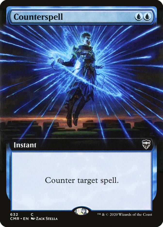 Counterspell (Extended Art) (632) [Commander Legends] [Extended Art]