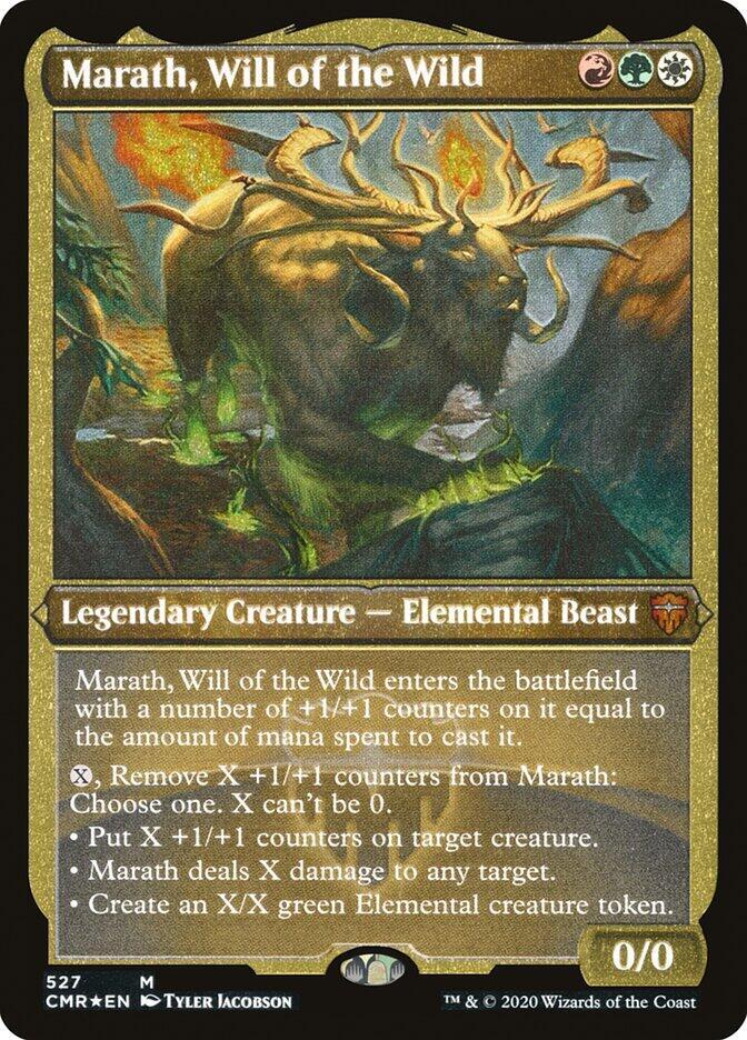 Marath, Will of the Wild (Foil Etched) (527) [Commander Legends] [Etched]