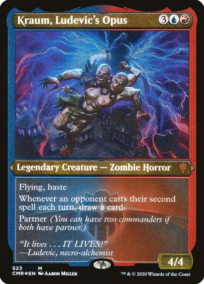 Kraum, Ludevic's Opus (Foil Etched) (523) [Commander Legends] [Etched]