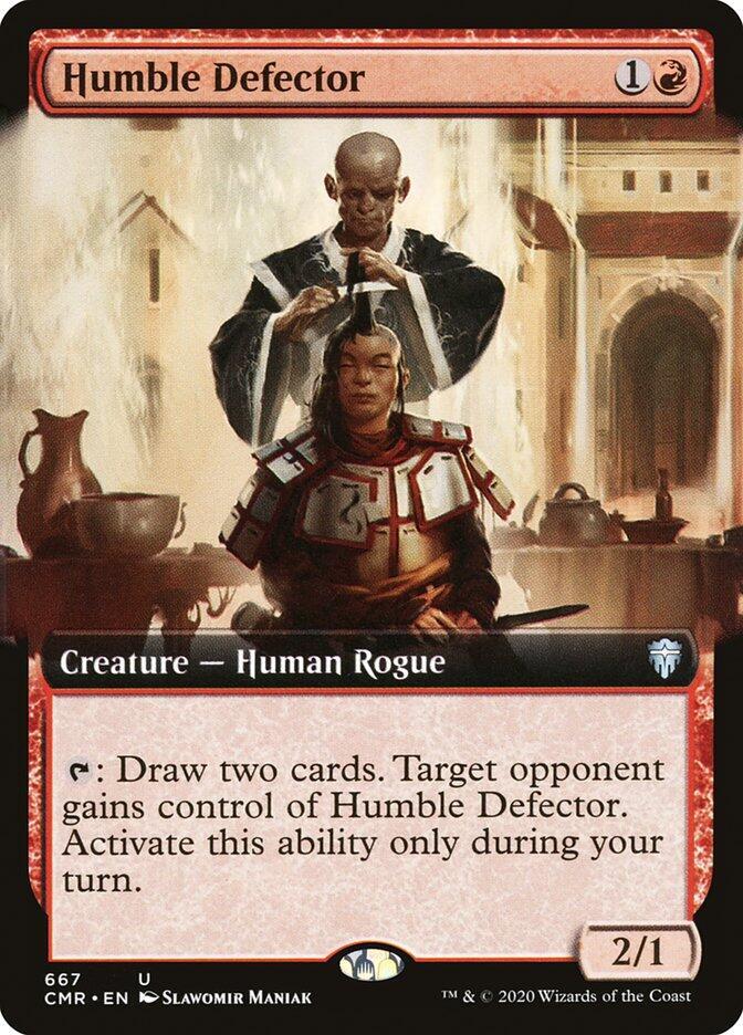 Humble Defector (Extended Art) (667) [Commander Legends] [Extended Art]