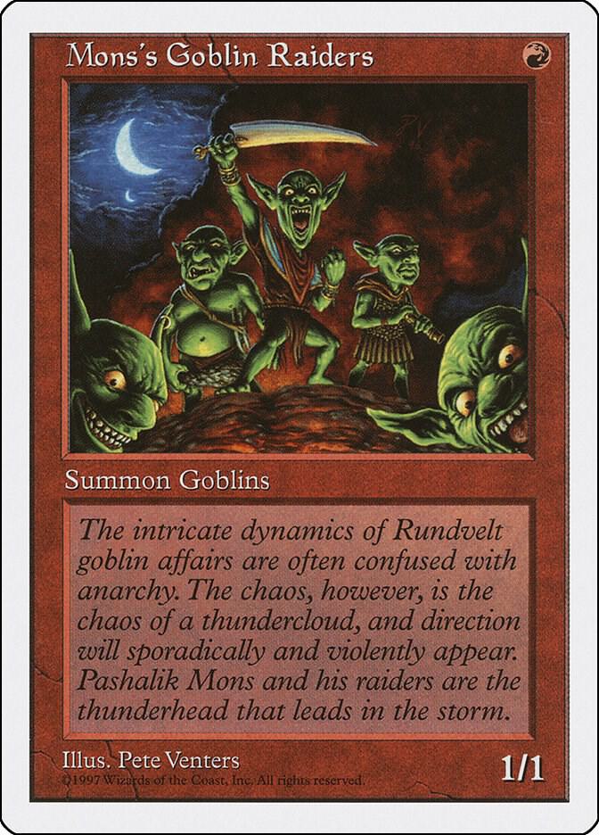 Mons's Goblin Raiders (251) [Fifth Edition]