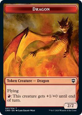 Dragon // Soldier Double-Sided Token (7 // 2) [Commander Legends]