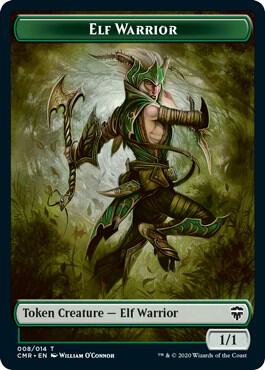 Elf Warrior // Thrull Double-Sided Token (8 // 5) [Commander Legends]