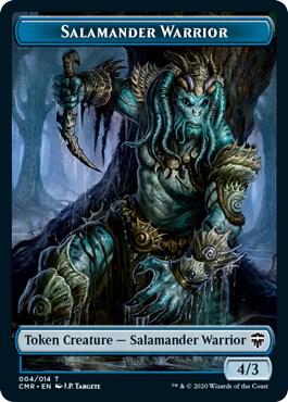 Salamander Warrior // Thrull Double-Sided Token (4 // 5) [Commander Legends]