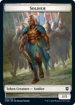 Soldier // Thrull Double-Sided Token (2 // 5) [Commander Legends]