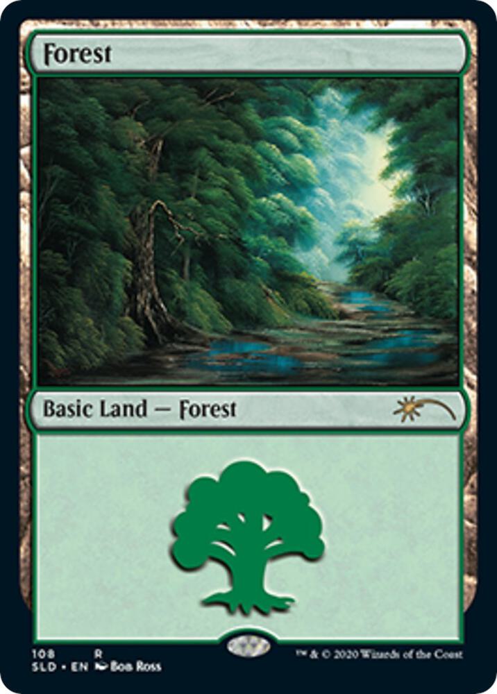 Forest (108) (Bob Ross) [Secret Lair Drop]