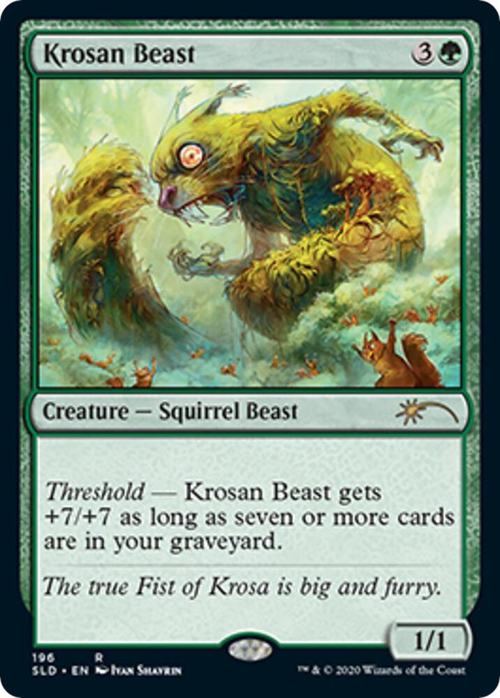 Krosan Beast (196) [Secret Lair Drop]