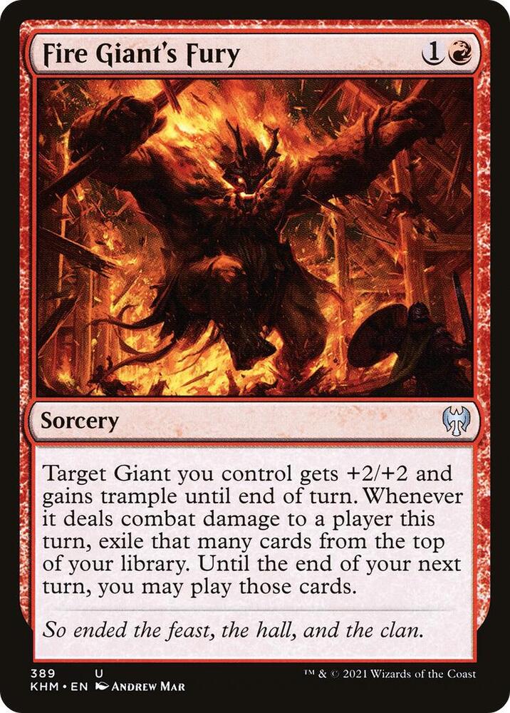 Fire Giant's Fury (389) [Kaldheim]