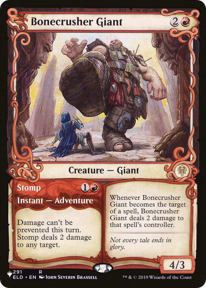 Bonecrusher Giant (Showcase) (291/269) [The List] [Showcase]