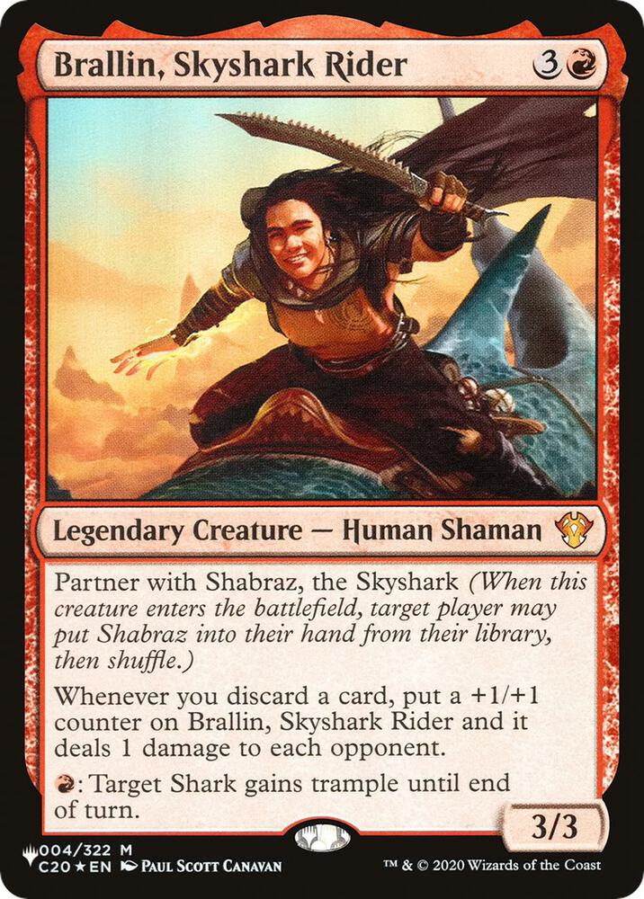 Brallin, Skyshark Rider (004/322) [The List]