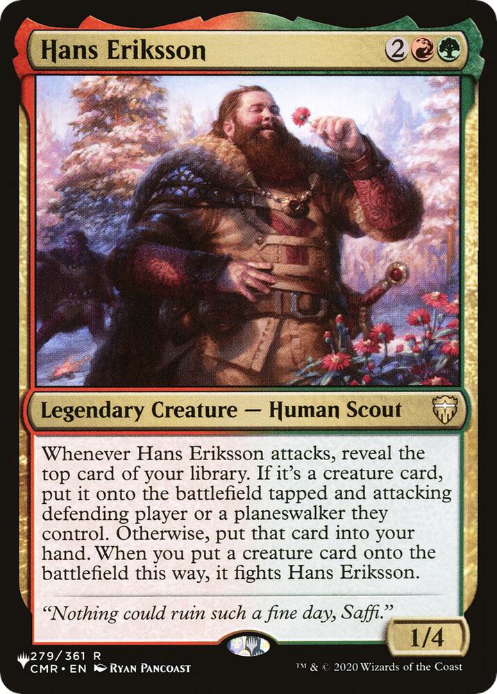 Hans Eriksson (279/361) [The List]