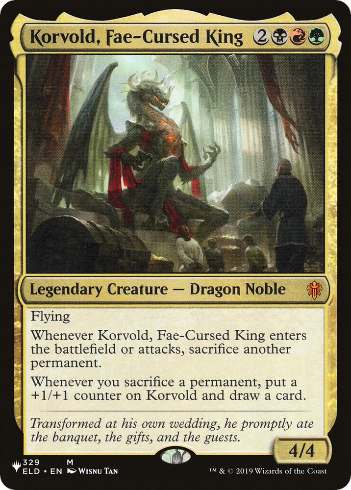 Korvold, Fae-Cursed King (329/269) [The List]