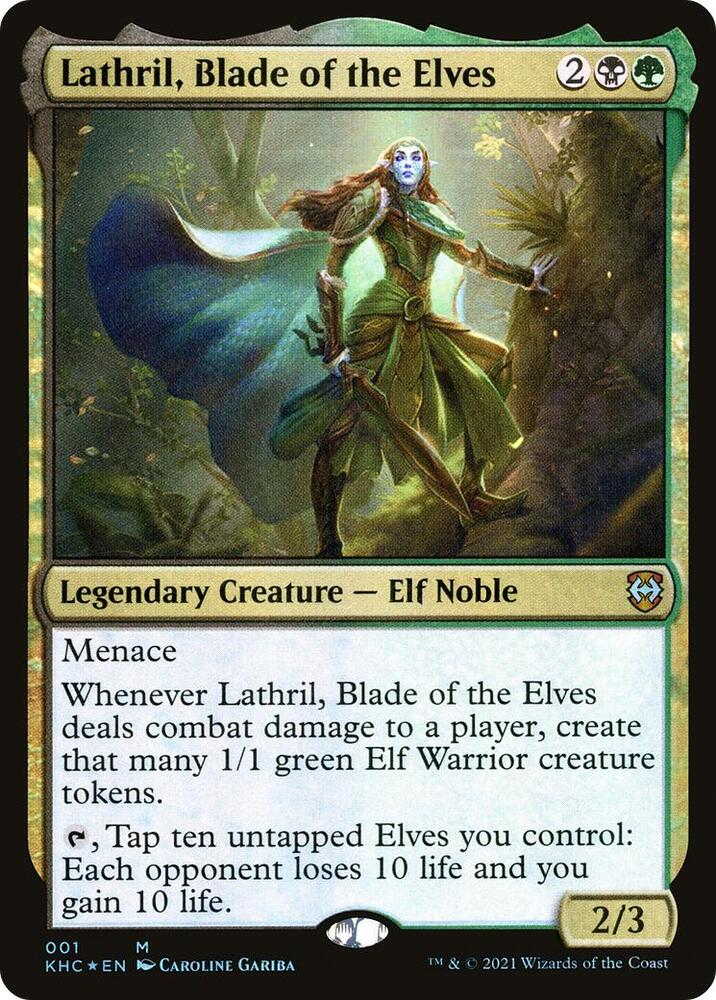 Lathril, Blade of the Elves (1) [Kaldheim Commander]