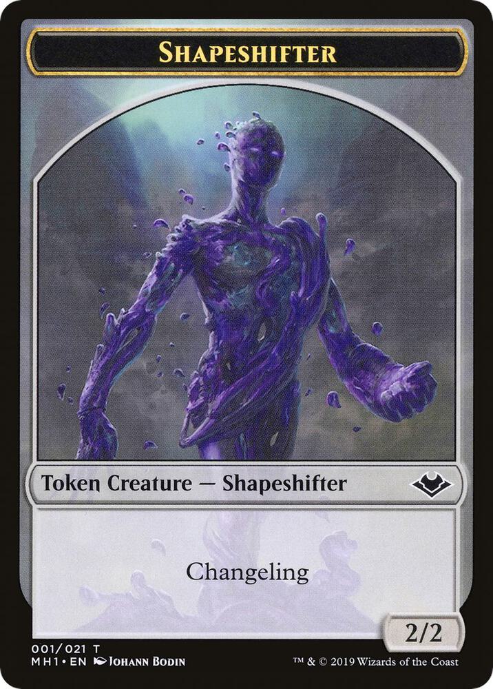 Shapeshifter // Myr Double-Sided Token (1 // 19) [Modern Horizons]