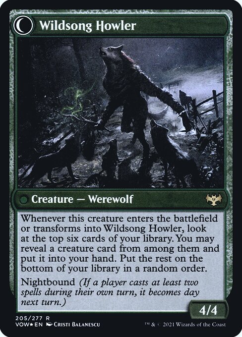Howlpack Piper (205) [Prerelease Cards] Reverse