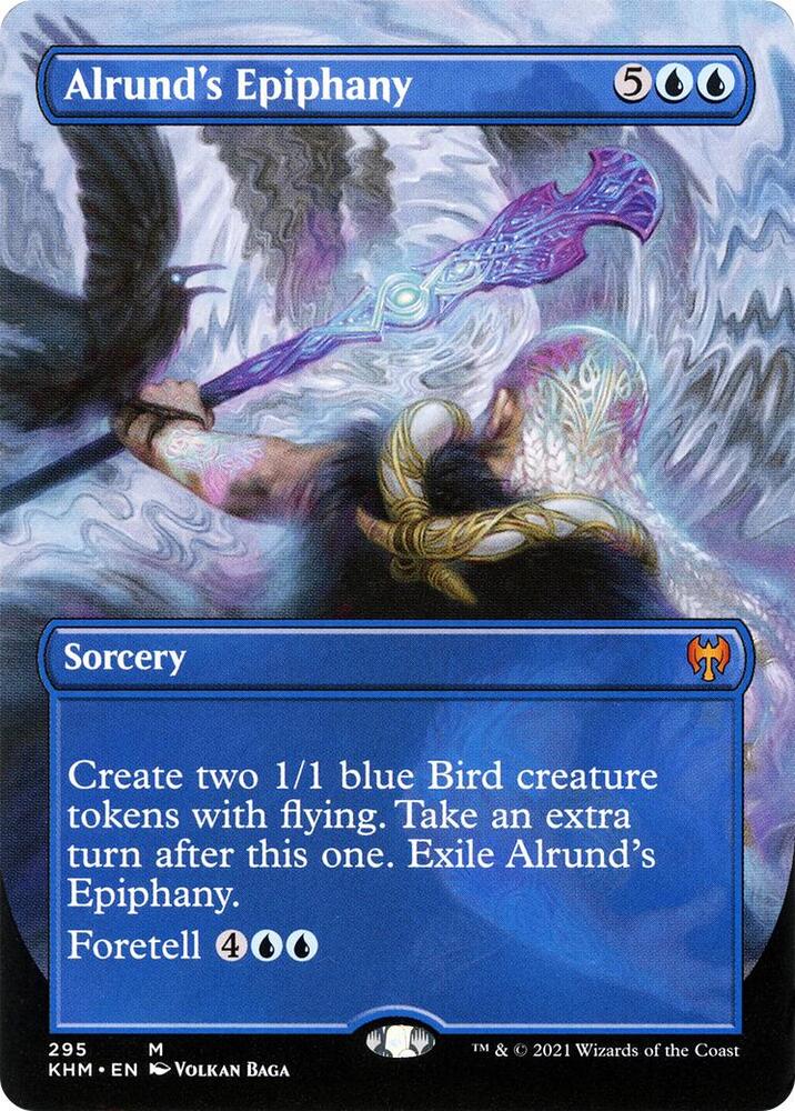 Alrund's Epiphany (Borderless) (295) [Kaldheim] [Borderless]