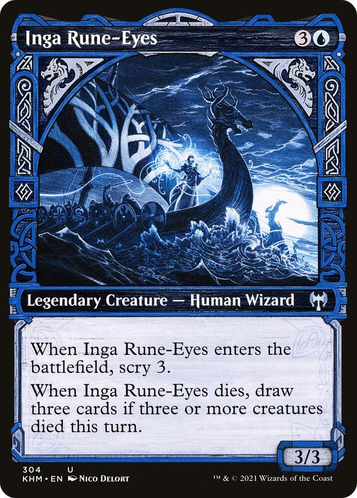Inga Rune-Eyes (Showcase) (304) [Kaldheim] [Showcase]