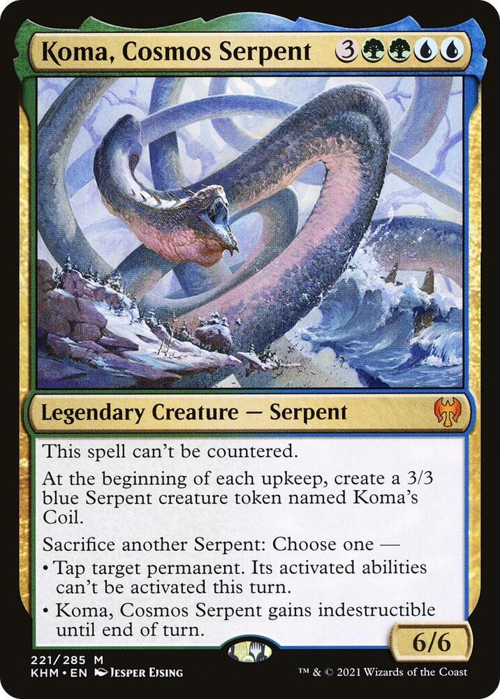 Koma, Cosmos Serpent (221) [Kaldheim]