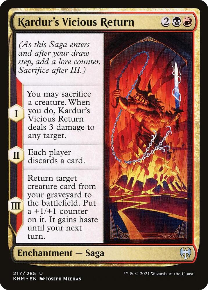 Kardur's Vicious Return (217) [Kaldheim]