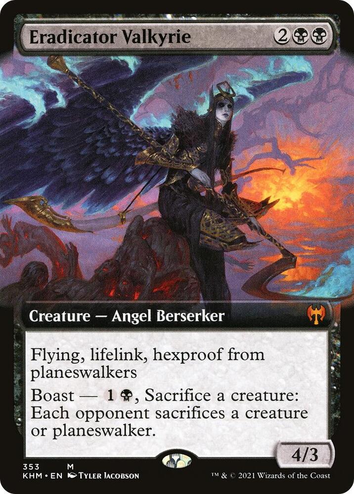 Eradicator Valkyrie (Extended Art) (353) [Kaldheim] [Extended Art]