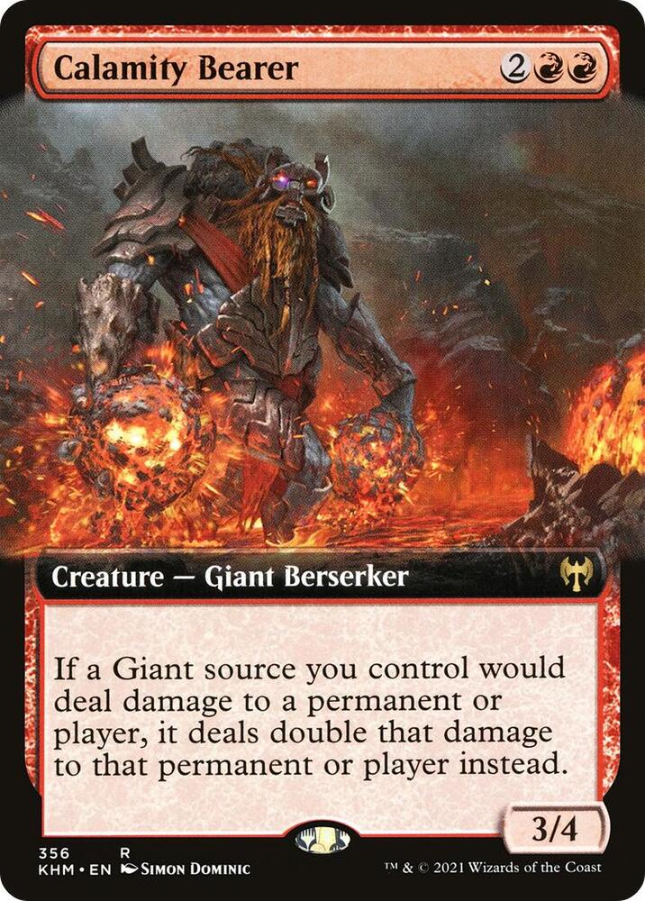 Calamity Bearer (Extended Art) (356) [Kaldheim] [Extended Art]