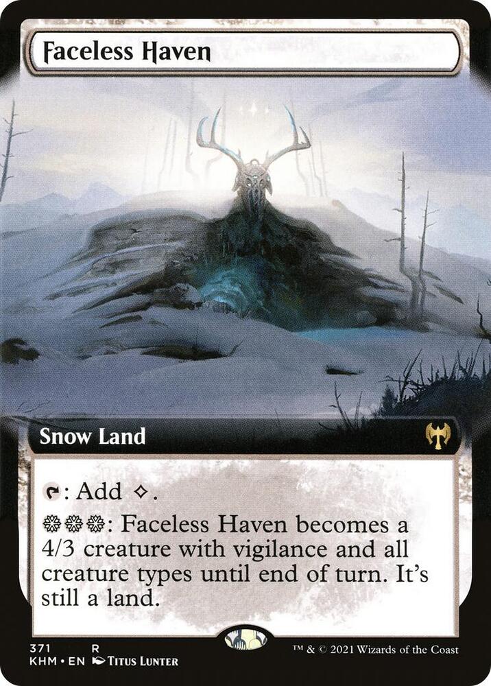 Faceless Haven (Extended Art) (371) [Kaldheim] [Extended Art]