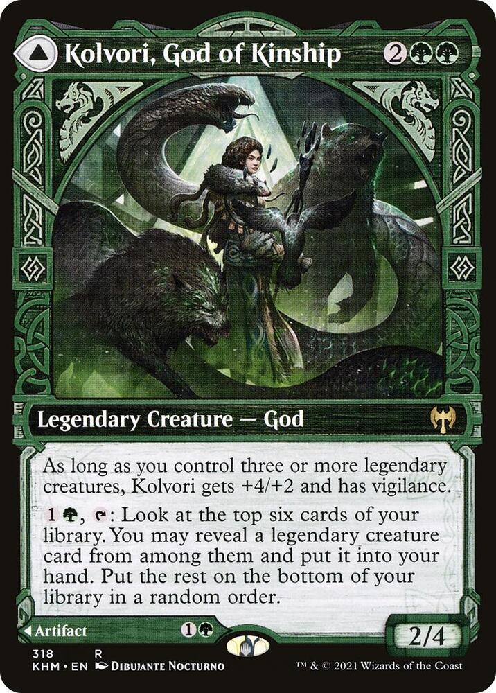Kolvori, God of Kinship (Showcase) (318) [Kaldheim] [Showcase]