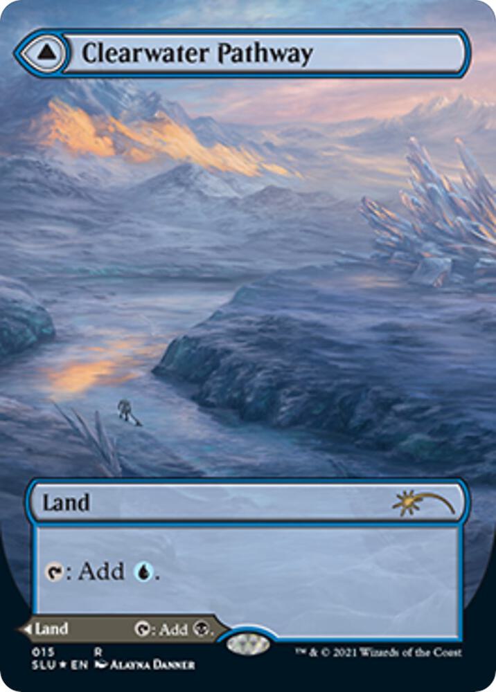 Clearwater Pathway (Borderless) (15) [Secret Lair Series] [Borderless]