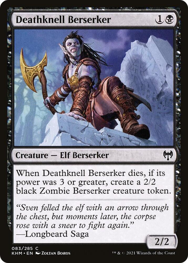 Deathknell Berserker (83) [Kaldheim]