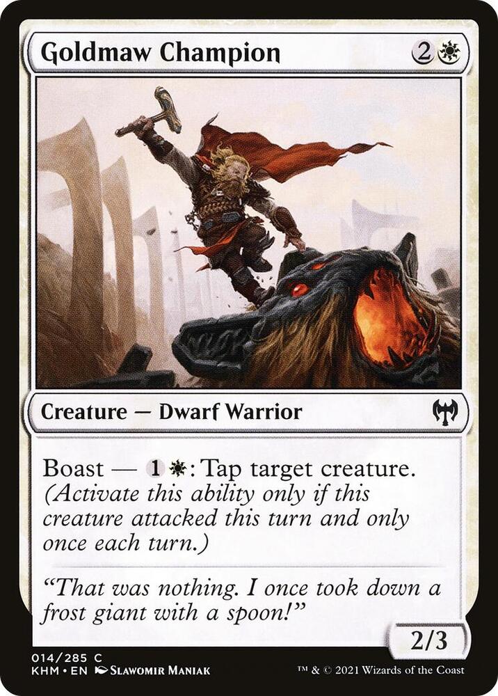 Goldmaw Champion (14) [Kaldheim]