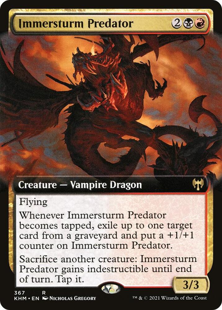 Immersturm Predator (Extended Art) (367) [Kaldheim] [Extended Art]