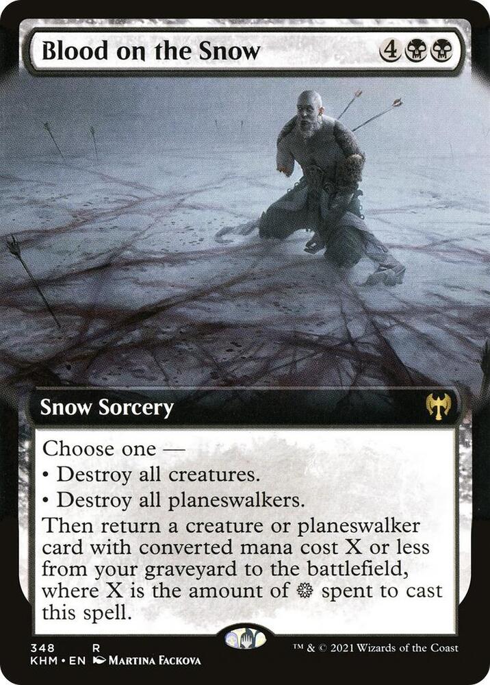 Blood on the Snow (Extended Art) (348) [Kaldheim] [Extended Art]
